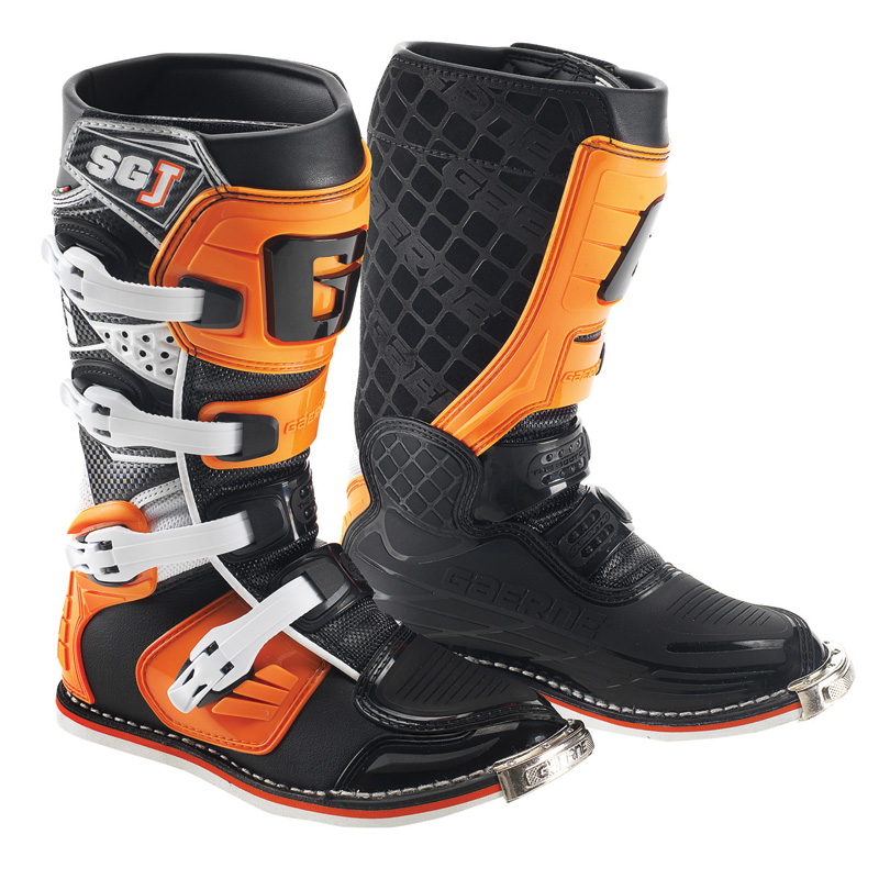 2166-018-06 GAERNE SG-J JUNIOR MX BOOTS - BLACK/ORANGE (6) SG-J JUNIOR MX BOOTS - BLACK/ORANGE (6) Boots 