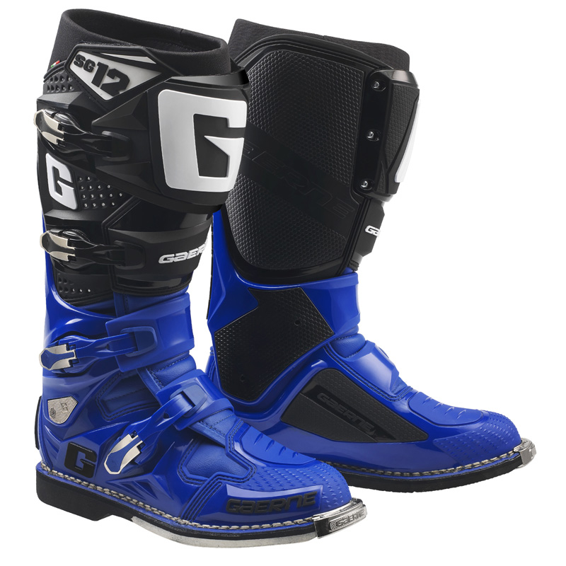 2174-073-13 GAERNE SG-12 MX BOOTS - BLACK/BLUE (13) SG-12 MX BOOTS - BLACK/BLUE (13) Boots 