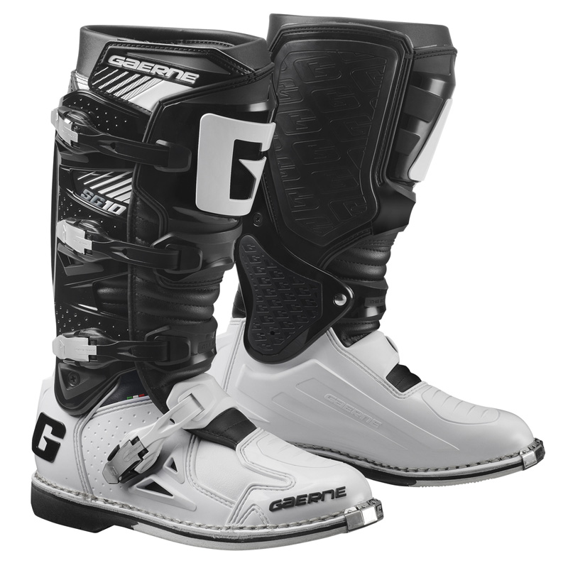 2190-014-48 GAERNE GAERNE MX SG-10/BLACK/WHITE SIZE: 48 GAERNE MX SG-10/BLACK/WHITE SIZE: 48 Boots 