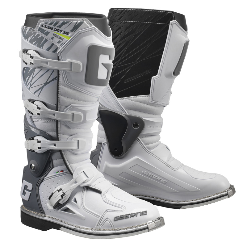 2196-004-49 GAERNE FASTBACK ENDURANCE MX BOOTS - WHITE (49) FASTBACK ENDURANCE MX BOOTS - WHITE (49) Boots 