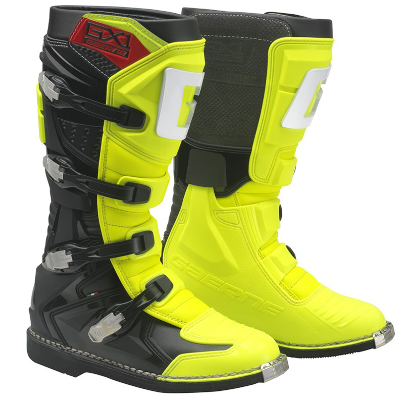 2192-009-42 GAERNE GX-1 MX BOOTS - BLACK/YELLOW (42) GX-1 MX BOOTS - BLACK/YELLOW (42) Boots 