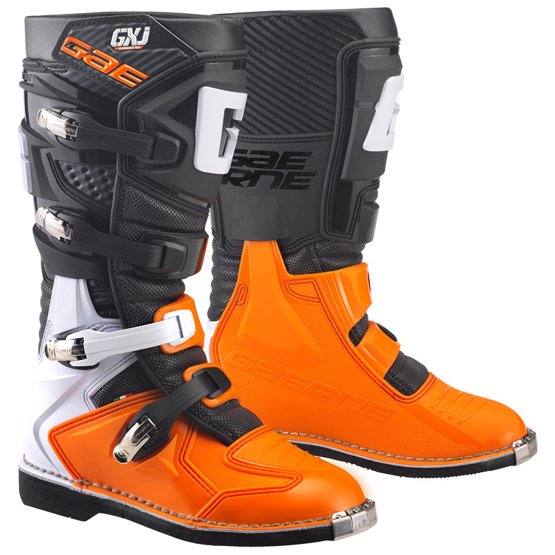 2169-008-39 GAERNE GX-J JUNIOR MX BOOTS - BLACK/ORANGE (39) GX-J JUNIOR MX BOOTS - BLACK/ORANGE (39) Boots 
