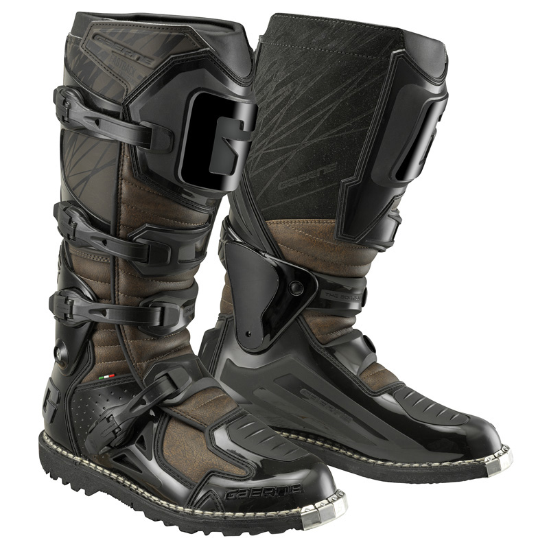 2197-013-48 GAERNE FASTBACK ENDURANCE MX BOOTS - BLACK/MAROON: 48 FASTBACK ENDURANCE MX BOOTS - BLACK/MAROON: 48 Boots 