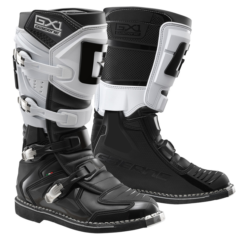2192-014-49 GAERNE GX-1 MX BOOTS - WHITE/BLACK (49) GX-1 MX BOOTS - WHITE/BLACK (49) Boots 