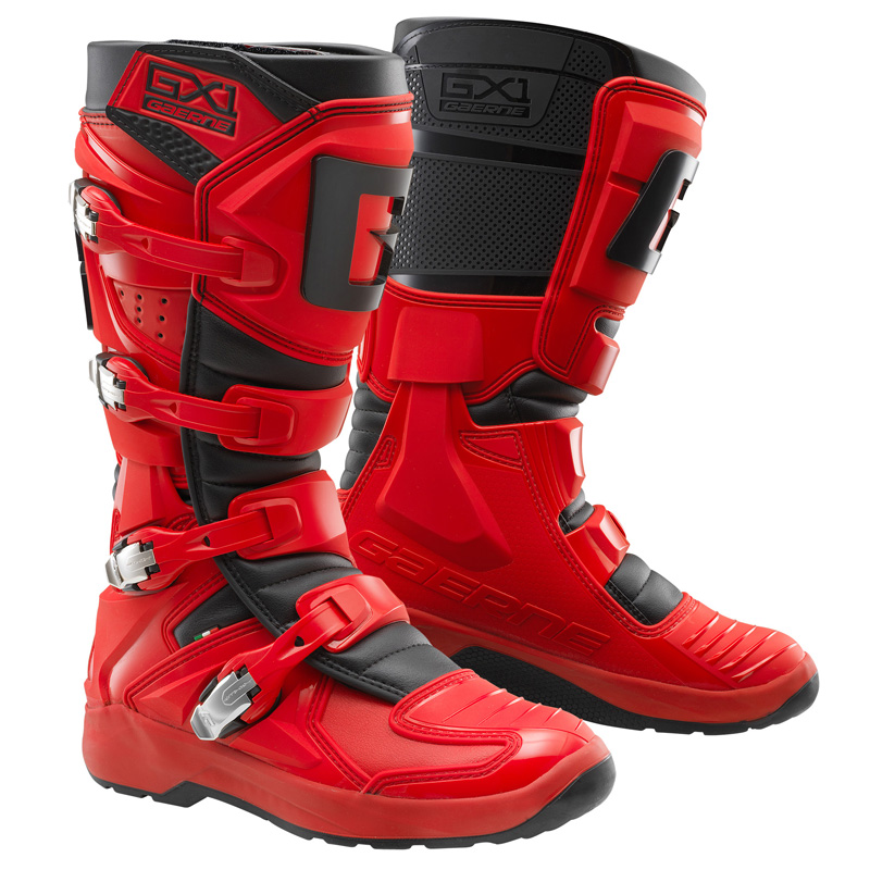 2193-015-48 GAERNE GX-1 EVO MX BOOTS - RED/BLACK (48) GX-1 EVO MX BOOTS - RED/BLACK (48) Boots 