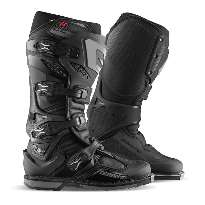 2262-001-49 GAERNE SG-22 MX BOOTS - BLACK (49) SG-22 MX BOOTS - BLACK (49) Boots 
