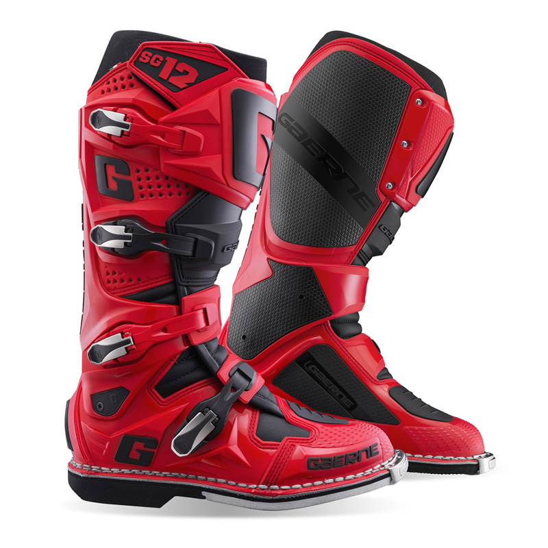2174-105-49 GAERNE GAERNE MX SG-12 RED/BLACK SIZE: 49 GAERNE MX SG-12 RED/BLACK SIZE: 49 Boots 
