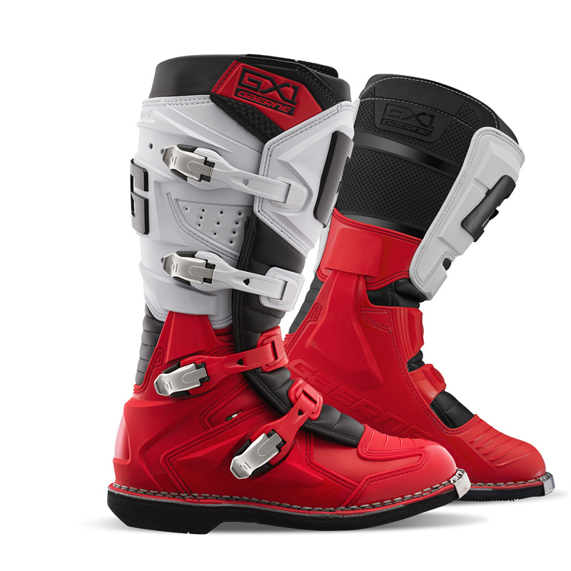 2192-025-48 GAERNE GX-1 MX BOOTS - RED/WHITE (48) GX-1 MX BOOTS - RED/WHITE (48) Boots 
