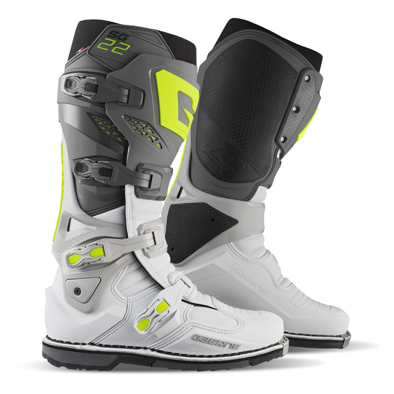 2262-017-48 GAERNE SG-22 MX BOOTS - ANTHRACITE/WHITE/GREY (48) SG-22 MX BOOTS - ANTHRACITE/WHITE/GREY (48) Boots 