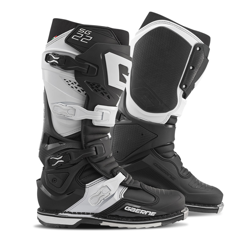2262-020-48 GAERNE SG-22 MX BOOTS - BLACK/WHITE (48) SG-22 MX BOOTS - BLACK/WHITE (48) Boots 