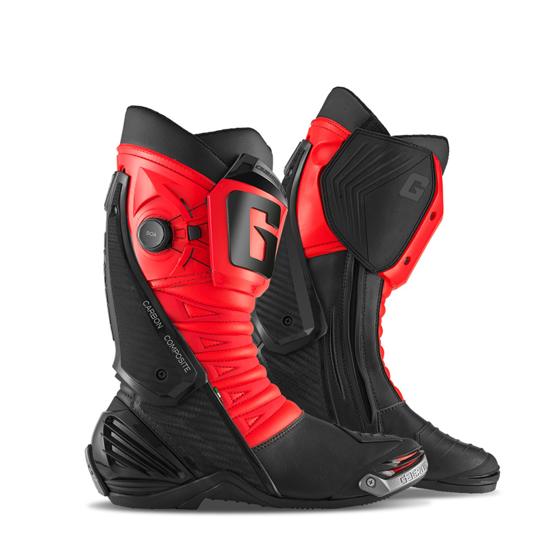 2460-025-48 GAERNE GP1 LS BOOTS - BLACK/FLUO RED - 48 GP1 LS BOOTS - BLACK/FLUO RED - 48 Boots 