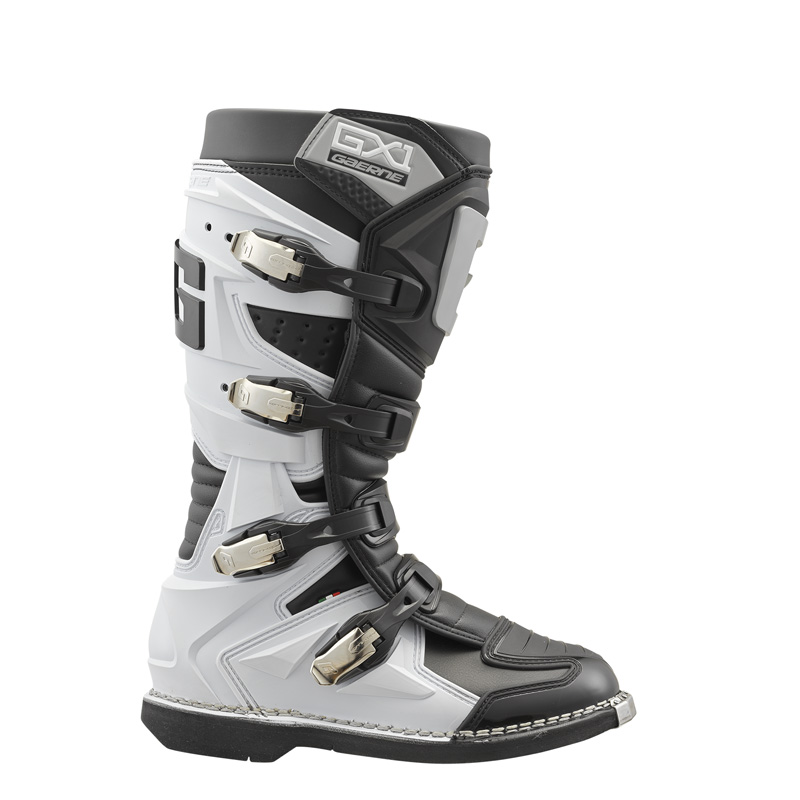 2192-031-49 GAERNE GX-1 MX BOOTS - BLACK/WHITE/GREY (49) GX-1 MX BOOTS - BLACK/WHITE/GREY (49) Boots 