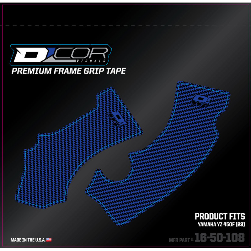 16-50-108-1 16-50-108 D_COR_VISUAL FRAME GRIP TAPE BLUE YAM YZF 250 2024/ 450 23-24 FRAME GRIP TAPE
