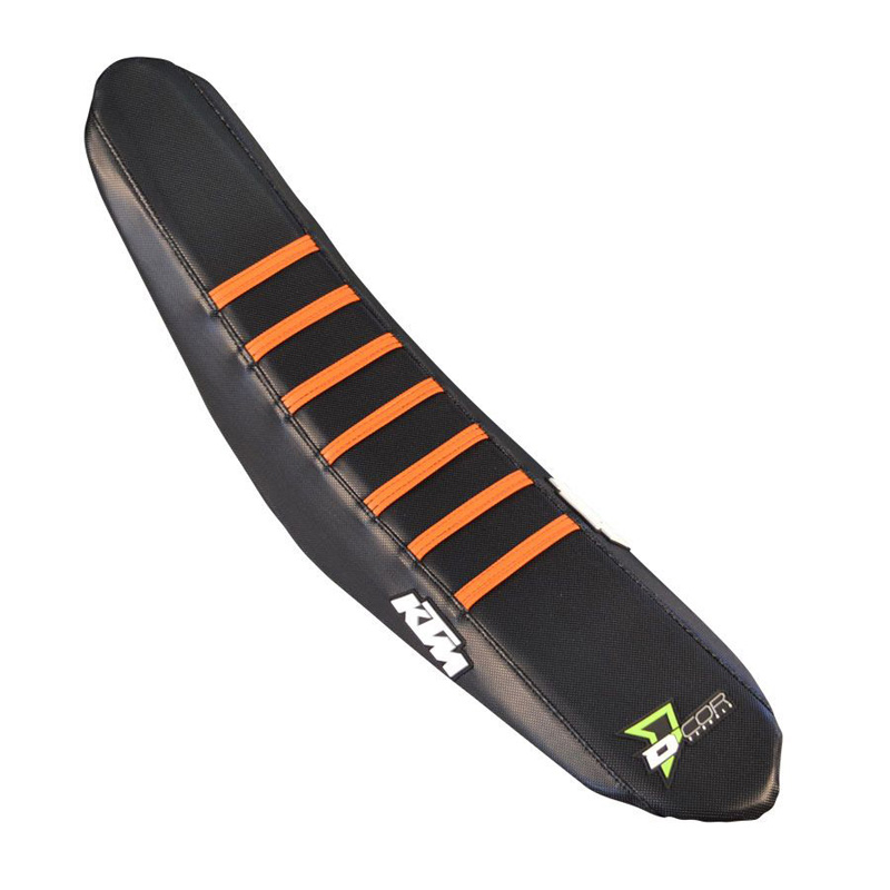 30-30-103-1 30-30-103 D_COR_VISUAL SEAT COVER BK/ORANGE KTM SX 85 (25) SEAT COVER BLACK/ORANGE RIBS - KTM SX85