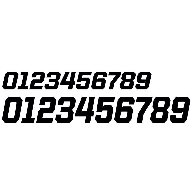 45-35-9-1 45-35-9 D_COR_VISUAL RACE NUMBER PACK 6'' NUMBER 9 BLACK ''9'' RACE SERIES NUMBER DECAL