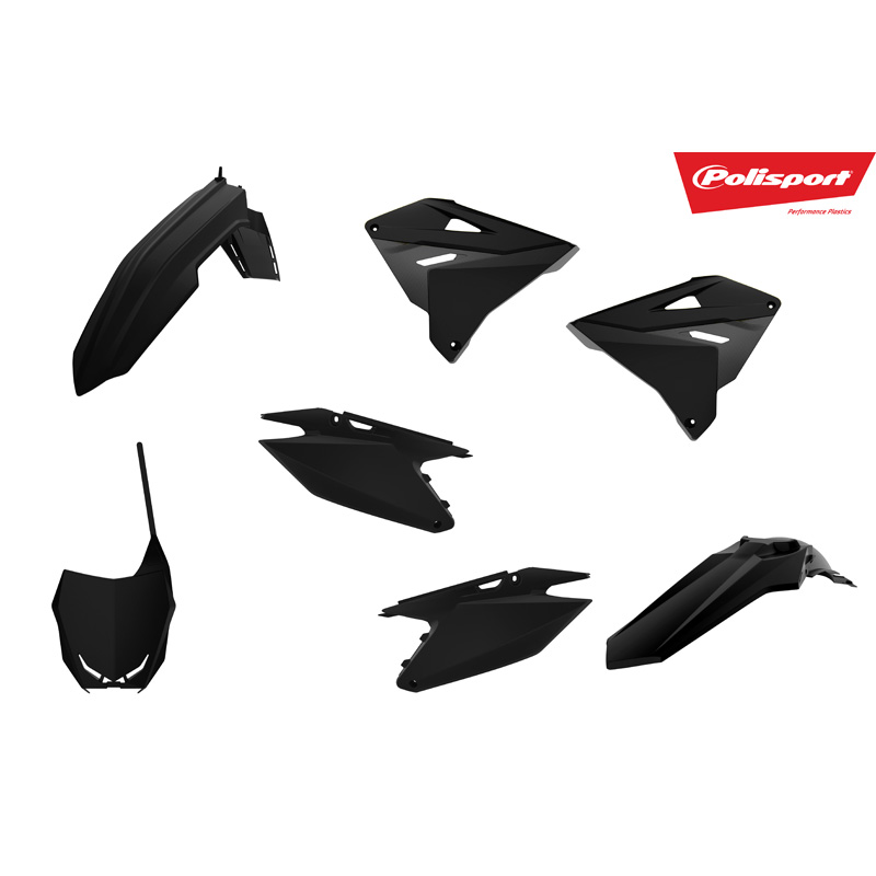90865-1 90865 POLISPORT RESTYKIT MX BLK SUZ RM125/250(01-08) RMZ 22 RESTYLING KIT MX SUZUKI (BLACK)
