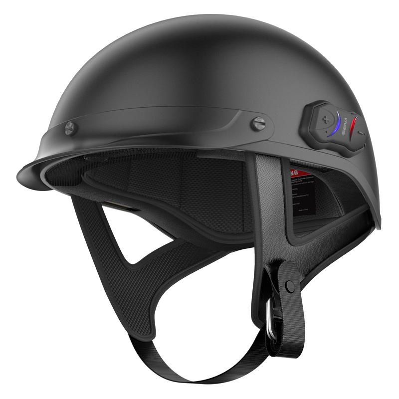 CAVALRY-CL-MB-XS SENA CAVALRY HELMET - MATTE BLACK (XS) CAVALRY HELMET - MATTE BLACK (XS) Open-Face Helmet 