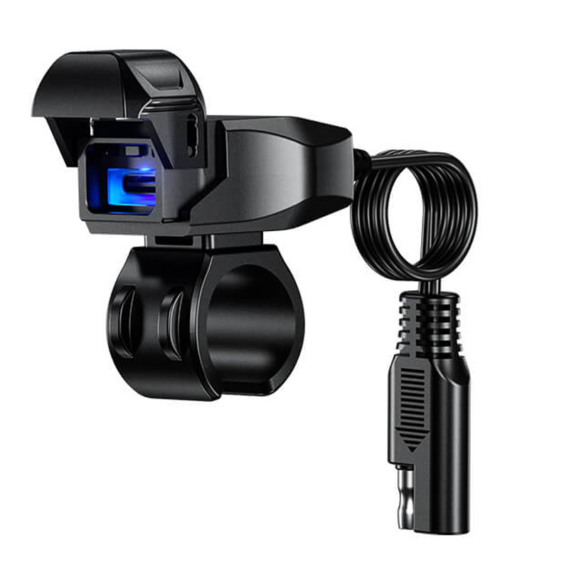2611304 KEWIG HANDLEBAR USB CHARGER HANDLEBAR USB CHARGER Usb Charger Cigarette Lighter And Voltmeter 