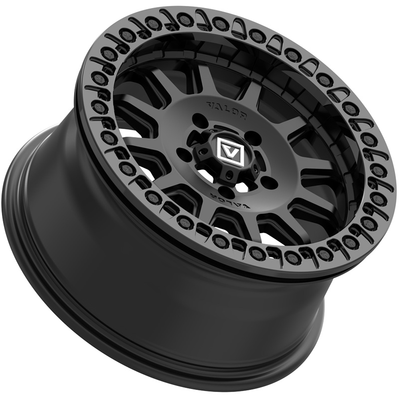 V09-1570P4056SB valor VALOR V09 BEADLOCK 15X7 6+1 4X156 BLACK V09 BEADLOCK WHEEL 15X7 6+1 (+40MM) 4X156