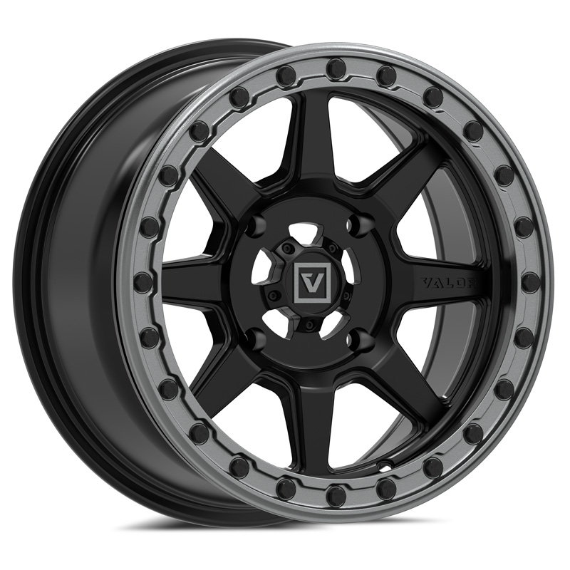 V13-1570P1056SB VALOR V13 BEADLOCK WHEEL 15X7 4+3 (+10MM) 4X156 V13 BEADLOCK WHEEL 15X7 4+3 (+10MM) 4X156 Wheels And Rims 