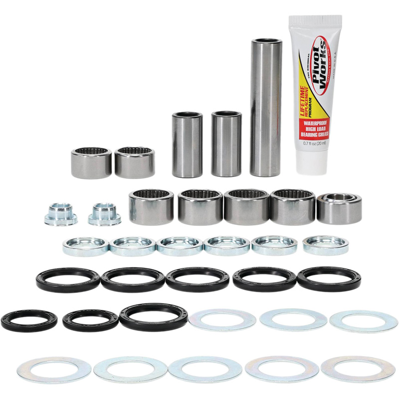 PWLK-SH1-000 PIVOT-WORKS LINKAGE BEARING REBUILD KIT LINKAGE BEARING REBUILD KIT Rear Suspension 