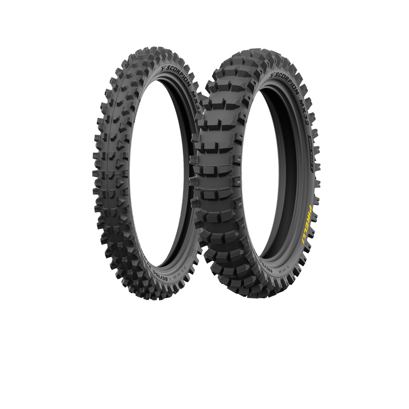4781600 PIRELLI SCORPION MX32 MID SOFT NEW GEN TIRE 90/100-21 (65M) - FRONT SCORPION MX32 MID SOFT NEW GEN TIRE 90/100-21 (65M) - FRONT Tires 