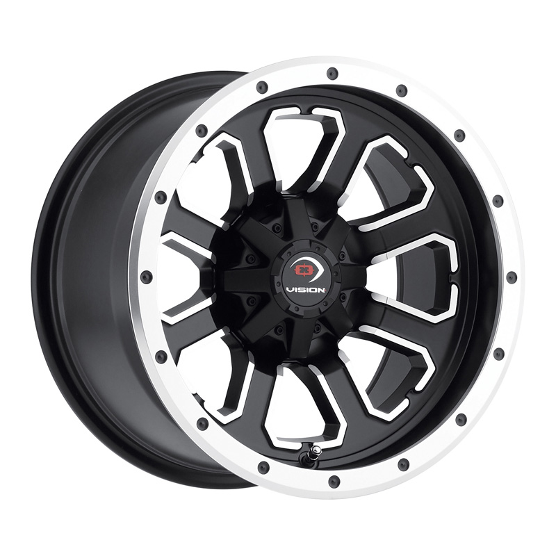 548-147110MBMF4 VISION WHEELS UTV WHEEL COMMANDER MATTE BLACK (M/F) 14X7 (4+3) 4/110 UTV WHEEL COMMANDER MATTE BLACK (M/F) 14X7 (4+3) 4/110 Wheels And Rims 