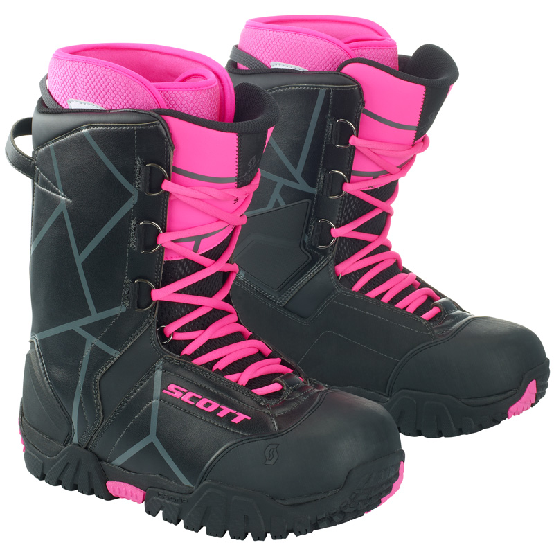 264077-1254142 SCOTT X-TRAX SNOWMOBILE WOMEN'S BOOTS - BLACK/PINK (9/42) X-TRAX SNOWMOBILE WOMEN'S BOOTS - BLACK/PINK (9/42) Boots 