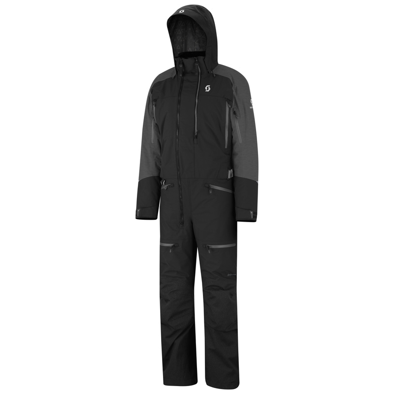 273258-6760011 SCOTT DS-I DRYO MONOSUIT - BLACK/MELANGE GREY (3XL) DS-I DRYO MONOSUIT - BLACK/MELANGE GREY (3XL) Snowmobile Monosuits 