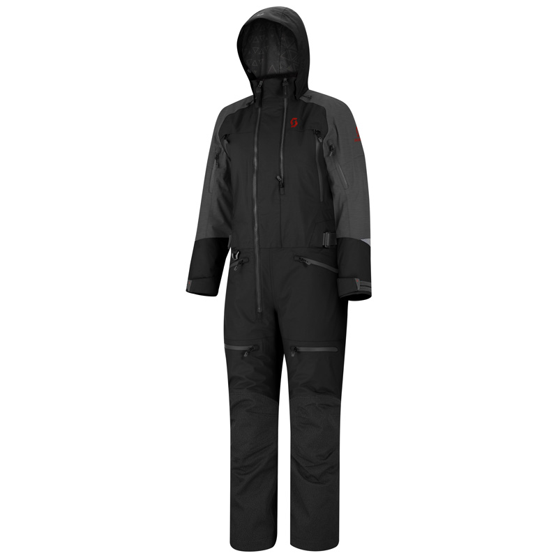 273264-6760009 SCOTT DS-I DRYO WOMEN'S MONOSUIT - BLACK/MELANGE GREY (XL) DS-I DRYO WOMEN'S MONOSUIT - BLACK/MELANGE GREY (XL) Snowmobile Monosuits 