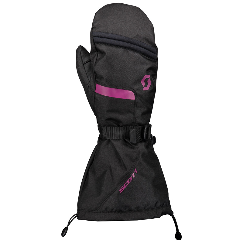 278619-1254008 SCOTT ROOP WOMEN'S MITTEN - BLACK/PINK (L) ROOP WOMEN'S MITTEN - BLACK/PINK (L) Gloves 