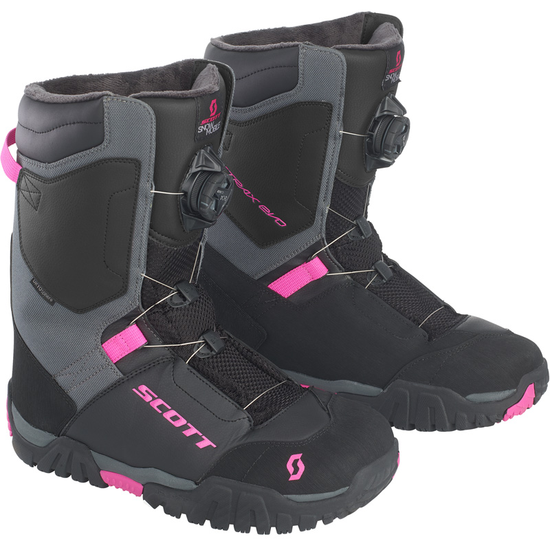 288559-6822040 SCOTT X-TRAX EVO SNOWMOBILE WOMEN'S BOOTS - BLACK/ RHODAMINE RED (PINK) (8.5/40) X-TRAX EVO SNOWMOBILE WOMEN'S BOOTS - BLACK/ RHODAMINE RED (PINK) (8.5/40) Boots 