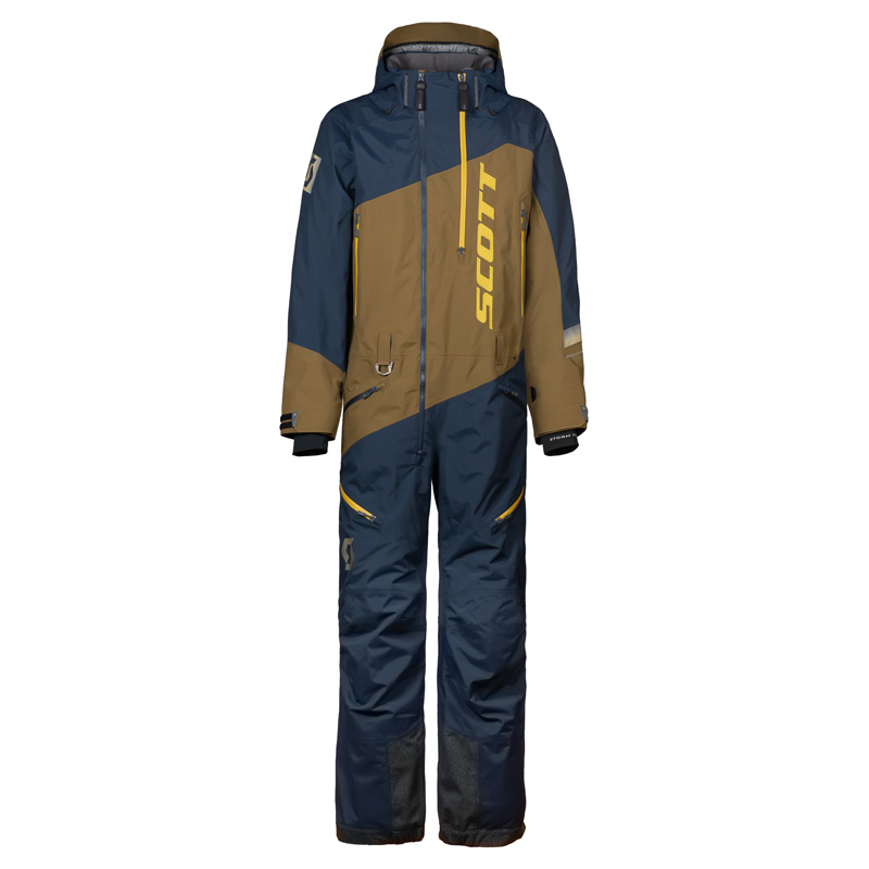 292391-7030014 SCOTT DS SHELL DRYO MONOSUIT - BROWN/BLUE (2XL) DS SHELL DRYO MONOSUIT - BROWN/BLUE (2XL) Snowmobile Monosuits 