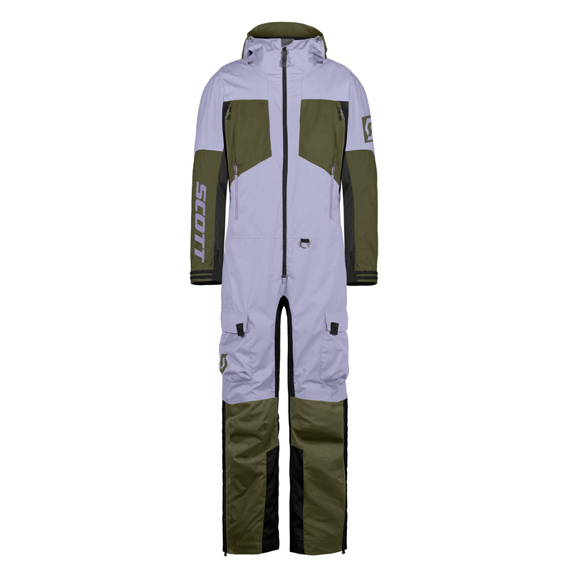 412156-7685010 SCOTT BACK-X DRYO WOMEN'S MONOSUIT - HEATHER PURPLE/FIR GREEN (L) BACK-X DRYO WOMEN'S MONOSUIT - HEATHER PURPLE/FIR GREEN (L) Snowmobile Monosuits 