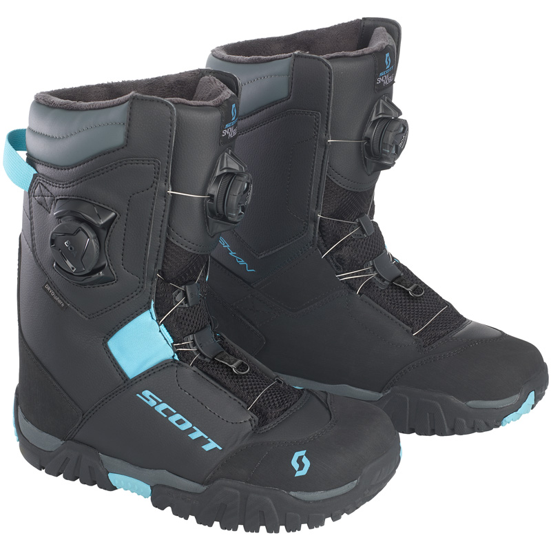 288557-671342-1 288557-671342 SCOTT KULSHAN WOMENS BOOTS BLACK/BRIGHT BLUE EUR42/US10.5 KULSHAN SNOWMOBILE WOMEN'S BOOTS - BLACK/BRIGHT BLUE (10.5/42)