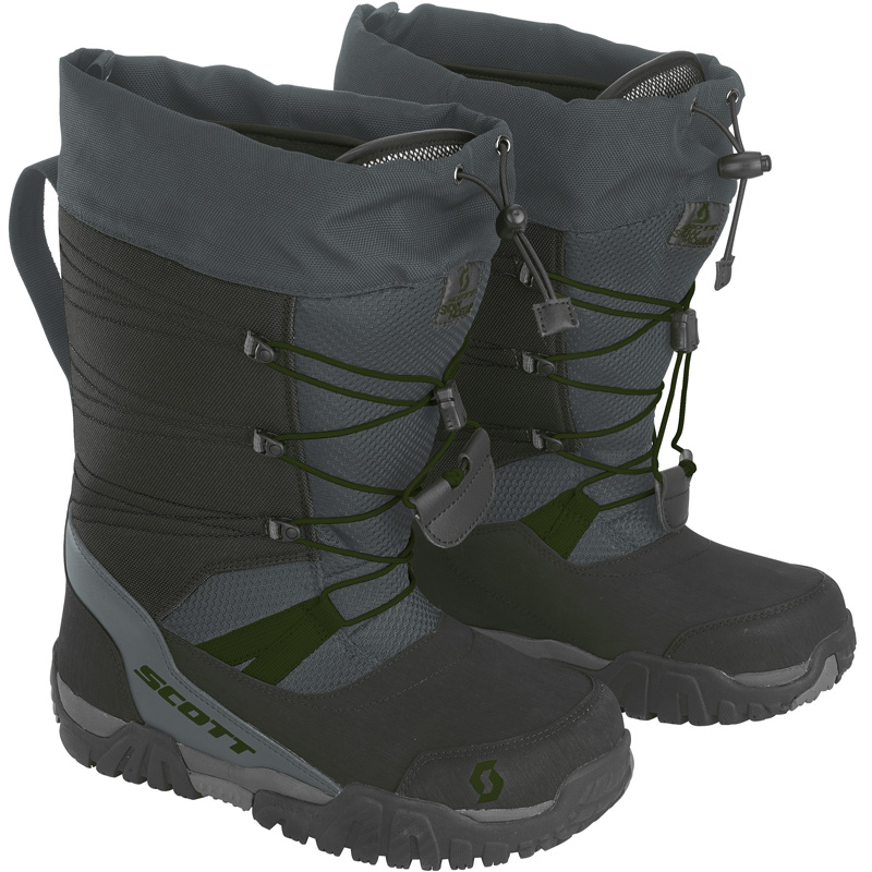 279511-7552047 SCOTT R/T SNOWMOBILE BOOTS - BLACK/GREEN (12.5/47) R/T SNOWMOBILE BOOTS - BLACK/GREEN (12.5/47) Boots 