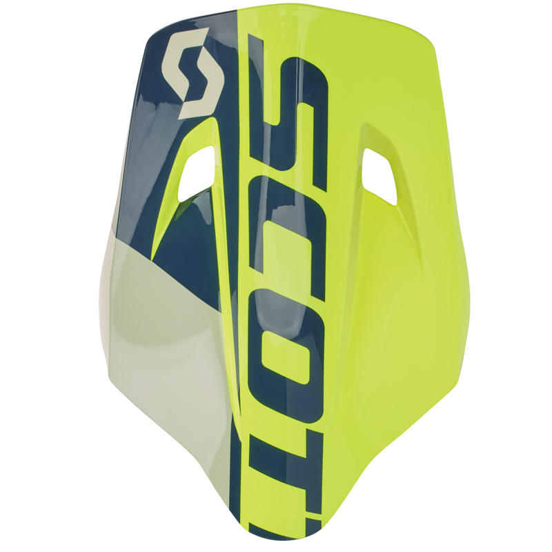 268024-1300878 SCOTT PEAK FOR 550 SPLIT HELMET YELLOW/DEEP BLUE PEAK FOR 550 SPLIT HELMET YELLOW/DEEP BLUE Helmets Parts And Accessories 
