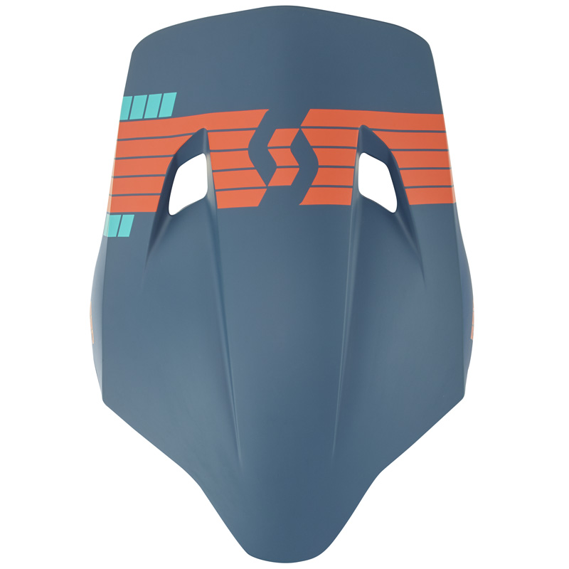268025-0188878 SCOTT PEAK FOR 550 STRIPES HELMET DEEP BLUE (L-2XL) PEAK FOR 550 STRIPES HELMET DEEP BLUE (L-2XL) Helmets Parts And Accessories 