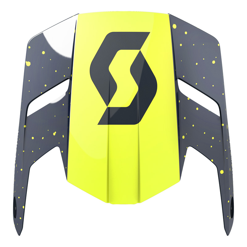 268026-6018878 SCOTT PEAK FOR 350 EVO PLUS TEAM HELMET DEEP BLUE/YELLOW PEAK FOR 350 EVO PLUS TEAM HELMET DEEP BLUE/YELLOW Helmets Parts And Accessories 