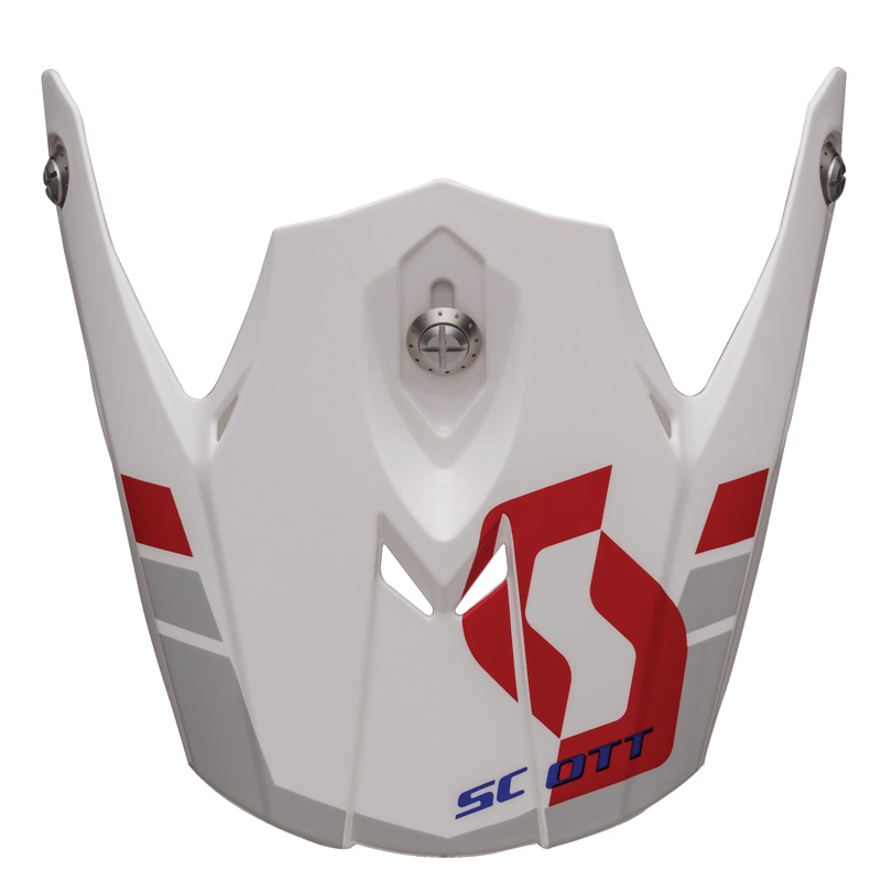 233217-1005222 SCOTT PEAK FOR 350 PRO PHOTOM 2014 HELMET RED/WHITE PEAK FOR 350 PRO PHOTOM 2014 HELMET RED/WHITE Helmets Parts And Accessories 