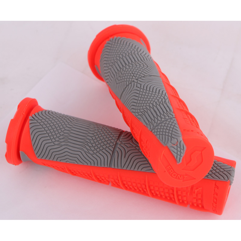 217892-5858 SCOTT DUECE ATV GRIPS NEON RED/GREY DUECE ATV GRIPS NEON RED/GREY Grips And Accessories 