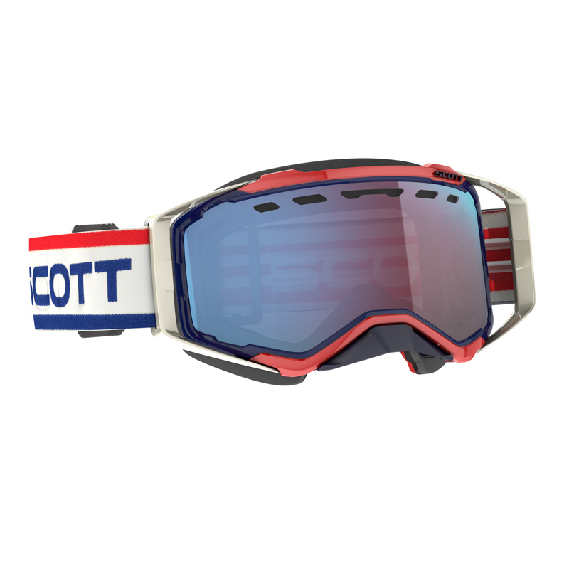 278603-7433307 SCOTT PROSPECT SNOWMOBILE GOGGLES (RETRO WHITE/BLUE - LIGHT SENSITIVE BLUE CHROME) PROSPECT SNOWMOBILE GOGGLES (RETRO WHITE/BLUE - LIGHT SENSITIVE BLUE CHROME) Snowmobile Goggles 