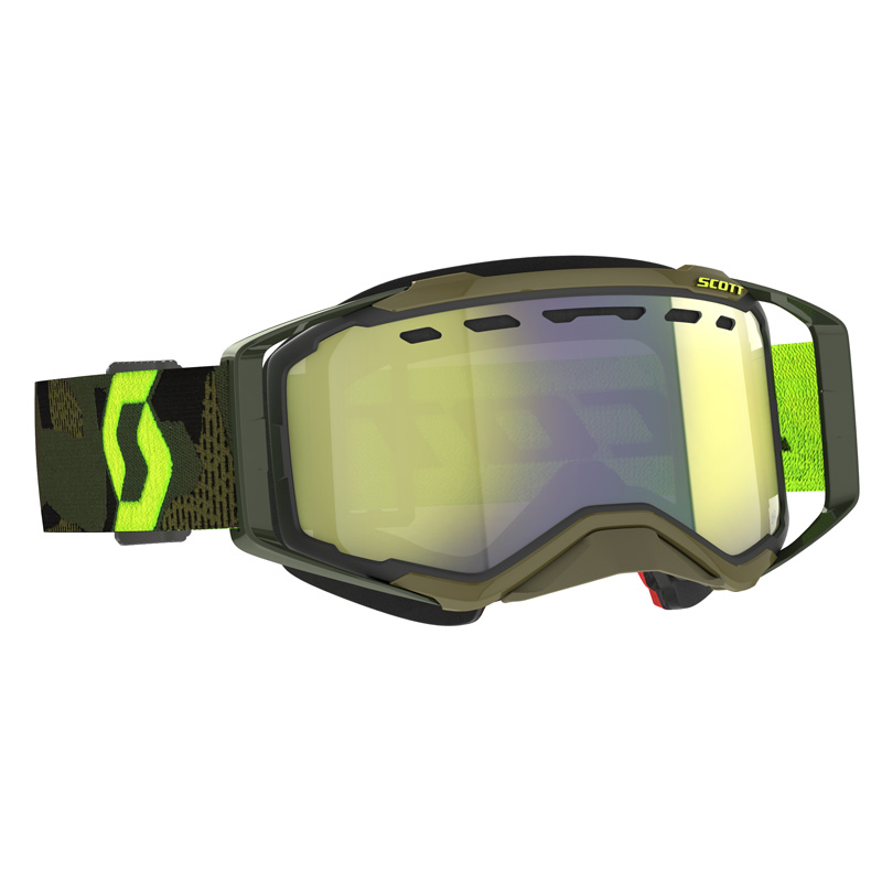 272846-7701335 SCOTT PROSPECT SNOWMOBILE GOGGLES (KAKI GREEN/NEON YELLOW - YELLOW CHROME) PROSPECT SNOWMOBILE GOGGLES (KAKI GREEN/NEON YELLOW - YELLOW CHROME) Snowmobile Goggles 
