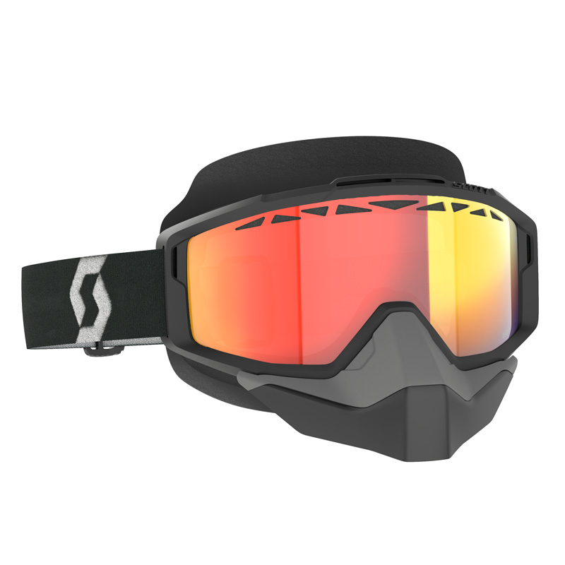 285542-1007341 SCOTT SPLIT OTG SNOWMOBILE GOGGLES (BLACK/WHITE - LIGHT SENSITIVE RED CHROME) SPLIT OTG SNOWMOBILE GOGGLES (BLACK/WHITE - LIGHT SENSITIVE RED CHROME) Snowmobile Goggles 
