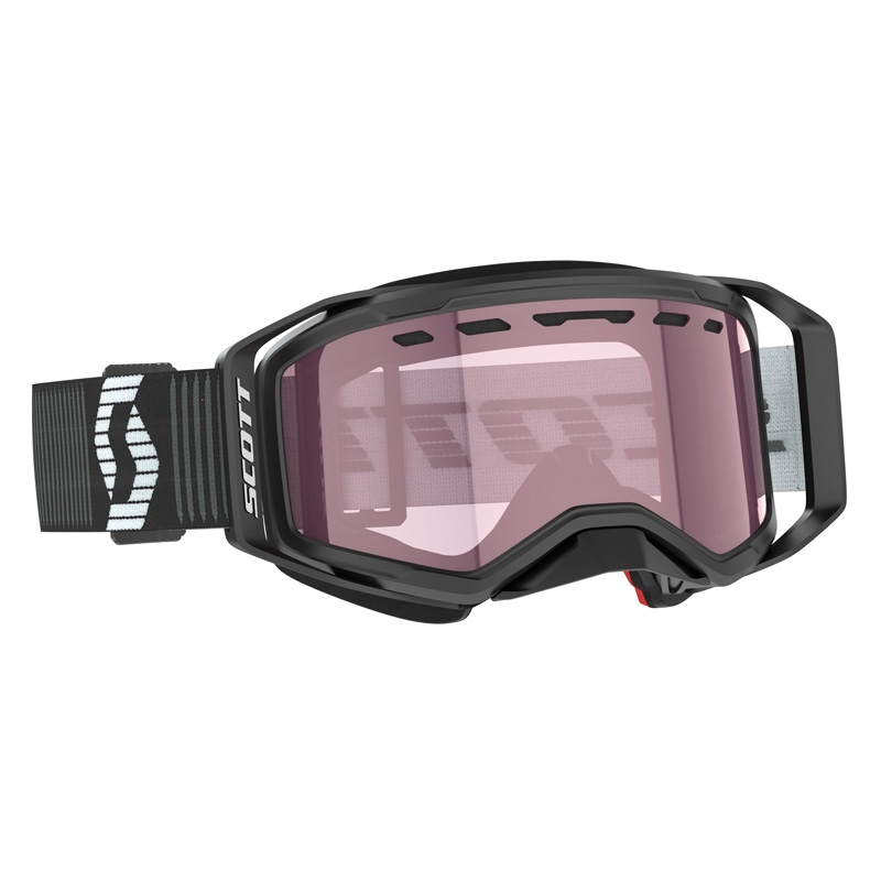 421504-1007134 SCOTT PROSPECT 2.0 SNOWMOBILE GOGGLES (BLACK/WHITE - ROSE) PROSPECT 2.0 SNOWMOBILE GOGGLES (BLACK/WHITE - ROSE) Snowmobile Goggles 