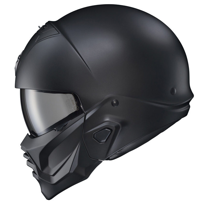 CV2-0108 SCORPION COVERT 2 HELMET - SOLID - MATTE BLACK (3XL) COVERT 2 HELMET - SOLID - MATTE BLACK (3XL) Open-Face Helmet 