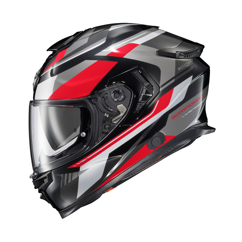 ECL-1137 SCORPION ECLIPSE HELMET - LUNAR - RED/WHITE/BLACK (2XL) ECLIPSE HELMET - LUNAR - RED/WHITE/BLACK (2XL) Full-Face Helmet 