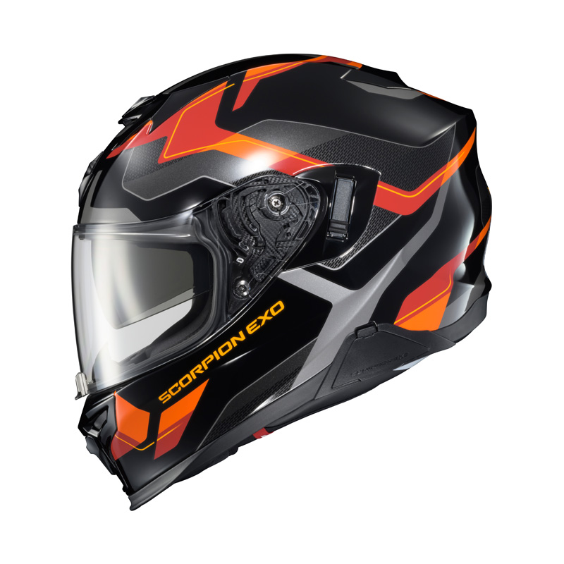 T52-1247 SCORPION EXO-T520 HELMET - ZUSE - ORANGE (2XL) EXO-T520 HELMET - ZUSE - ORANGE (2XL) Full-Face Helmet 