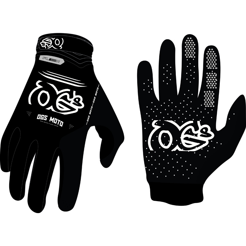 WBL-FG-26-YXS OGS FLEX MX JUNIOR GLOVES WHITE/BLACK (XS) FLEX MX JUNIOR GLOVES WHITE/BLACK (XS) Jerseys 