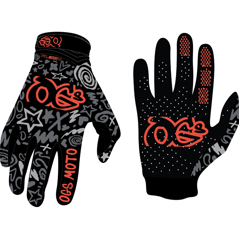 PNK-FG-26-YXS OGS FLEX MX JUNIOR GLOVES DOODLE/PUNK (XS) FLEX MX JUNIOR GLOVES DOODLE/PUNK (XS) Jerseys 